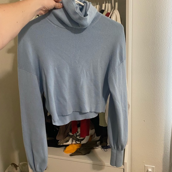 Clothing Brandy Melville Turtleneck Sweater Blue Brandy Melville
